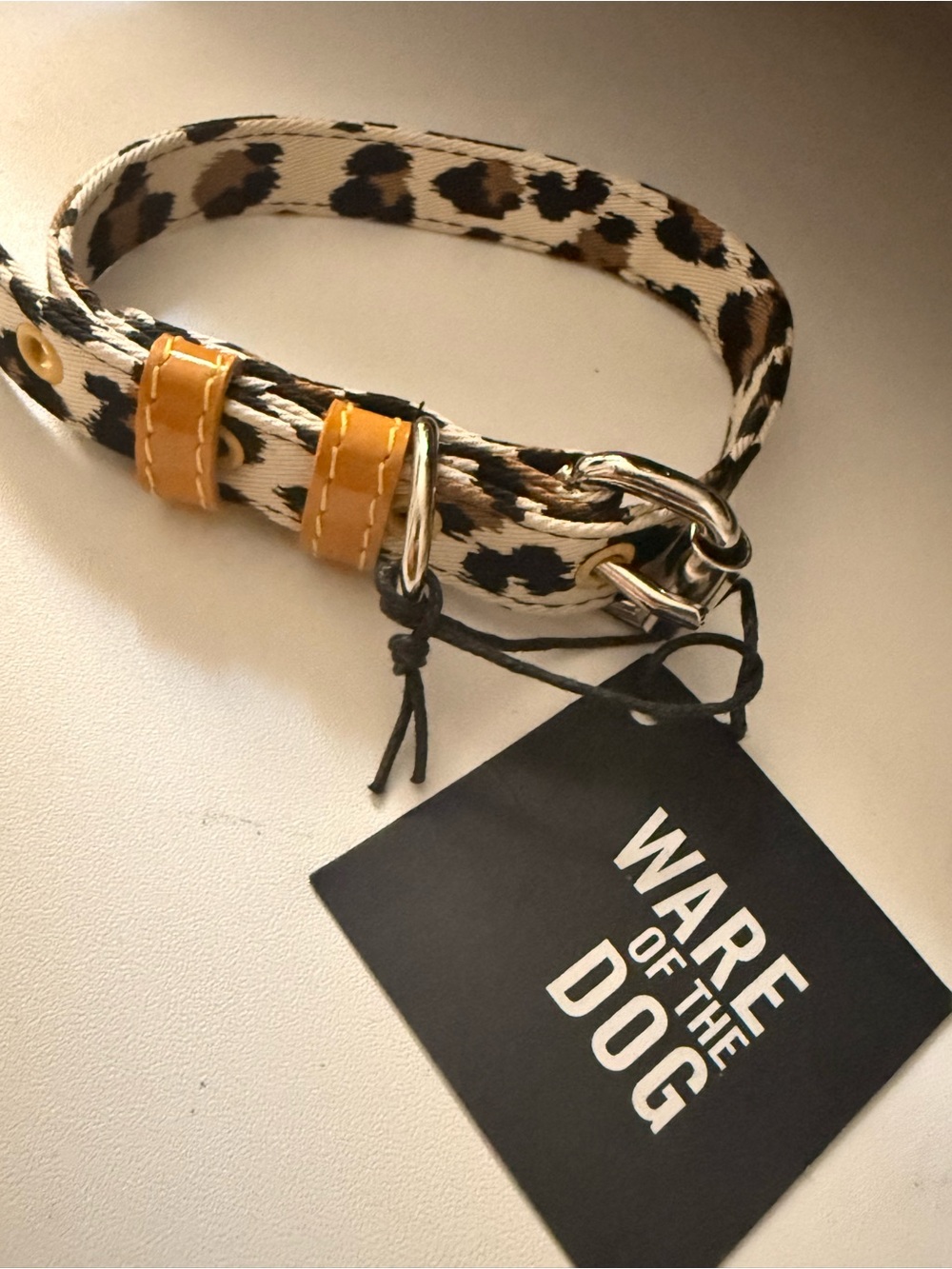 Ware of the Dog from Saks Fifth Avenue Leopard-Print Dog Collar